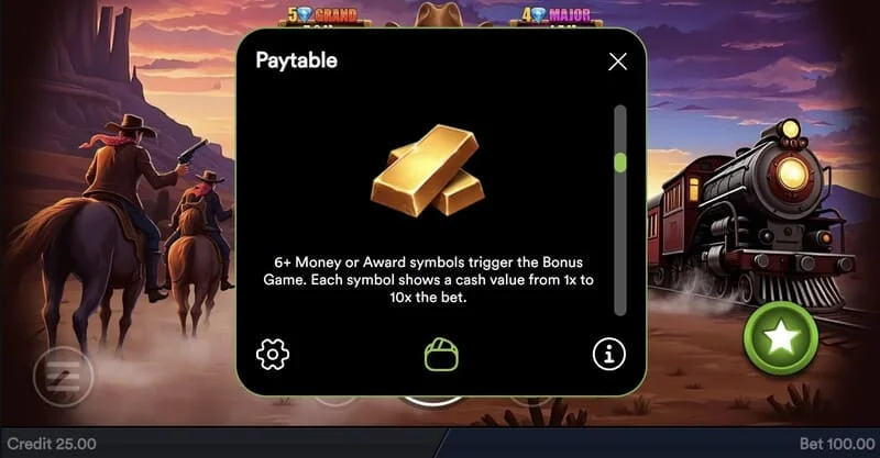 Gold Train Heist - Free Spins со дуплирање на мрежата на ролните